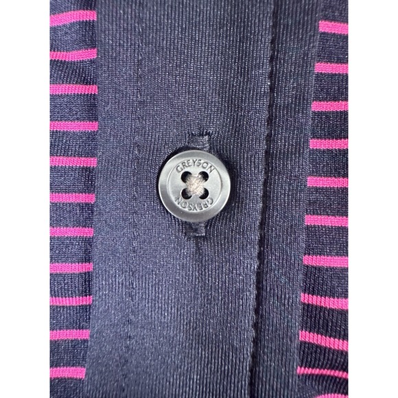 Greyson Mens Polo Shirt XL Multicolor Striped‎ Golf Performance Wolf Flawless - Picture 5 of 10